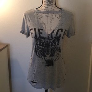 Destroyed Cut “Fierce” Tee